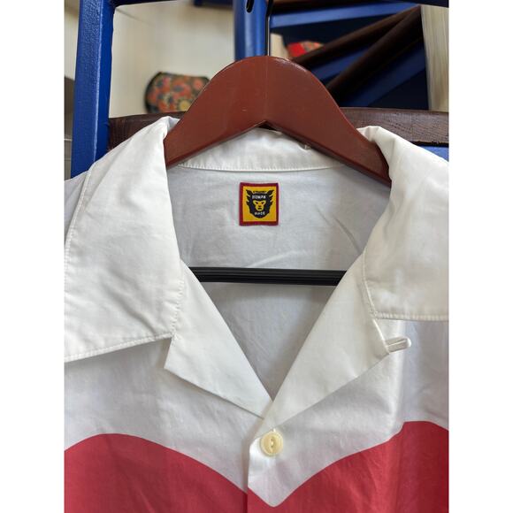 Human Made Heart Logo Shirt White/Red  Fits Size XXL - Picture 3 of 3